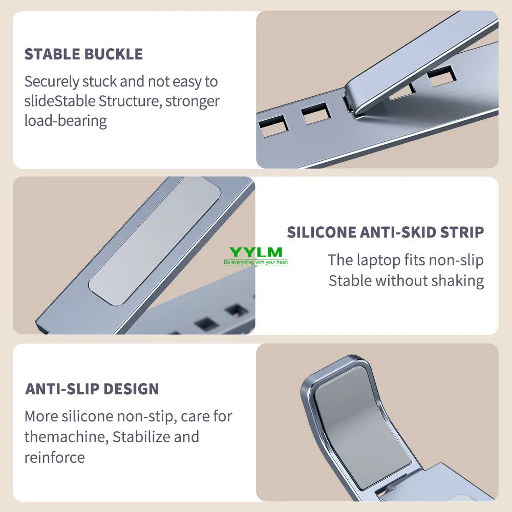 Staxio Meridian Adjustable Aluminum Laptop Stand - view 6