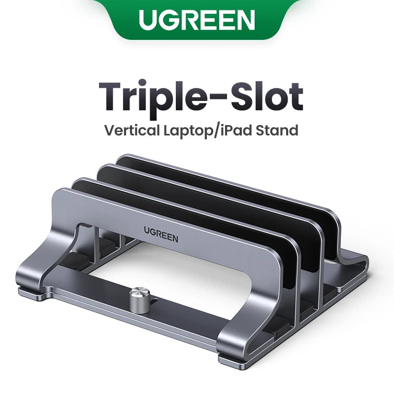 Staxio Axis Triple-Slot Aluminum Laptop Stand - view 1