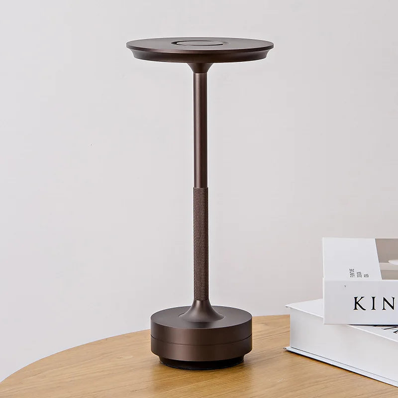Staxio Halo Dimmable Aluminum Touch Desk Lamp - view 2