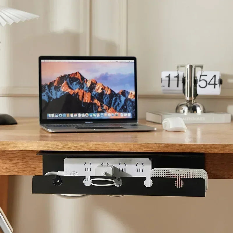 Staxio Underline Clamp-On Under-Desk Cable Tray - view 2