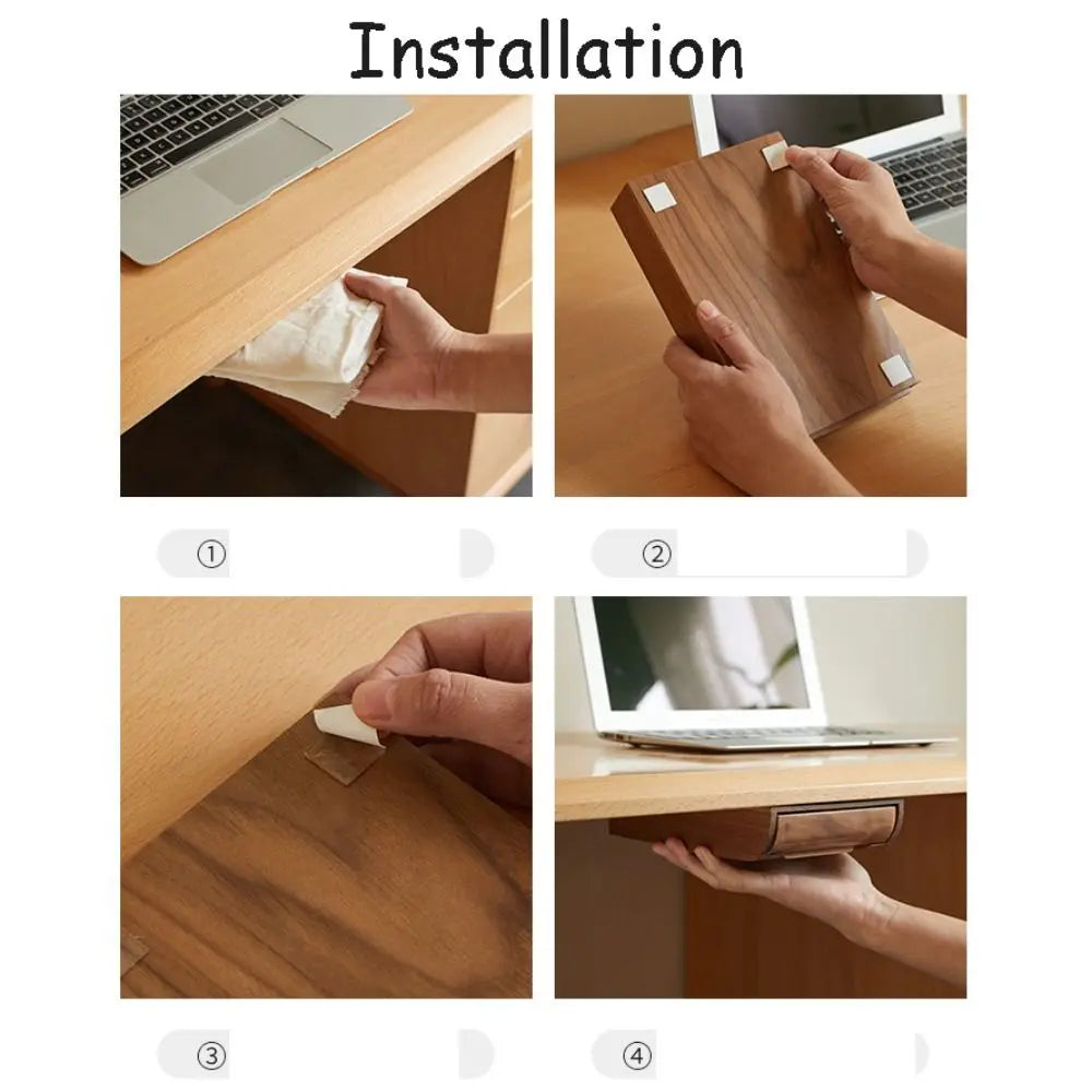 Staxio Timber Pull-Out Drawer Desk Organizer - view 2