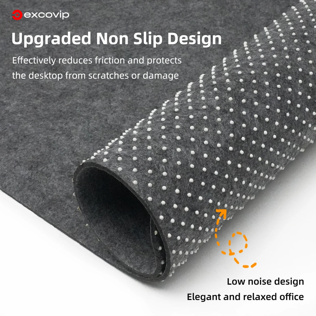 Staxio Quiet Wide-Format Felt Desk Mat - view 3