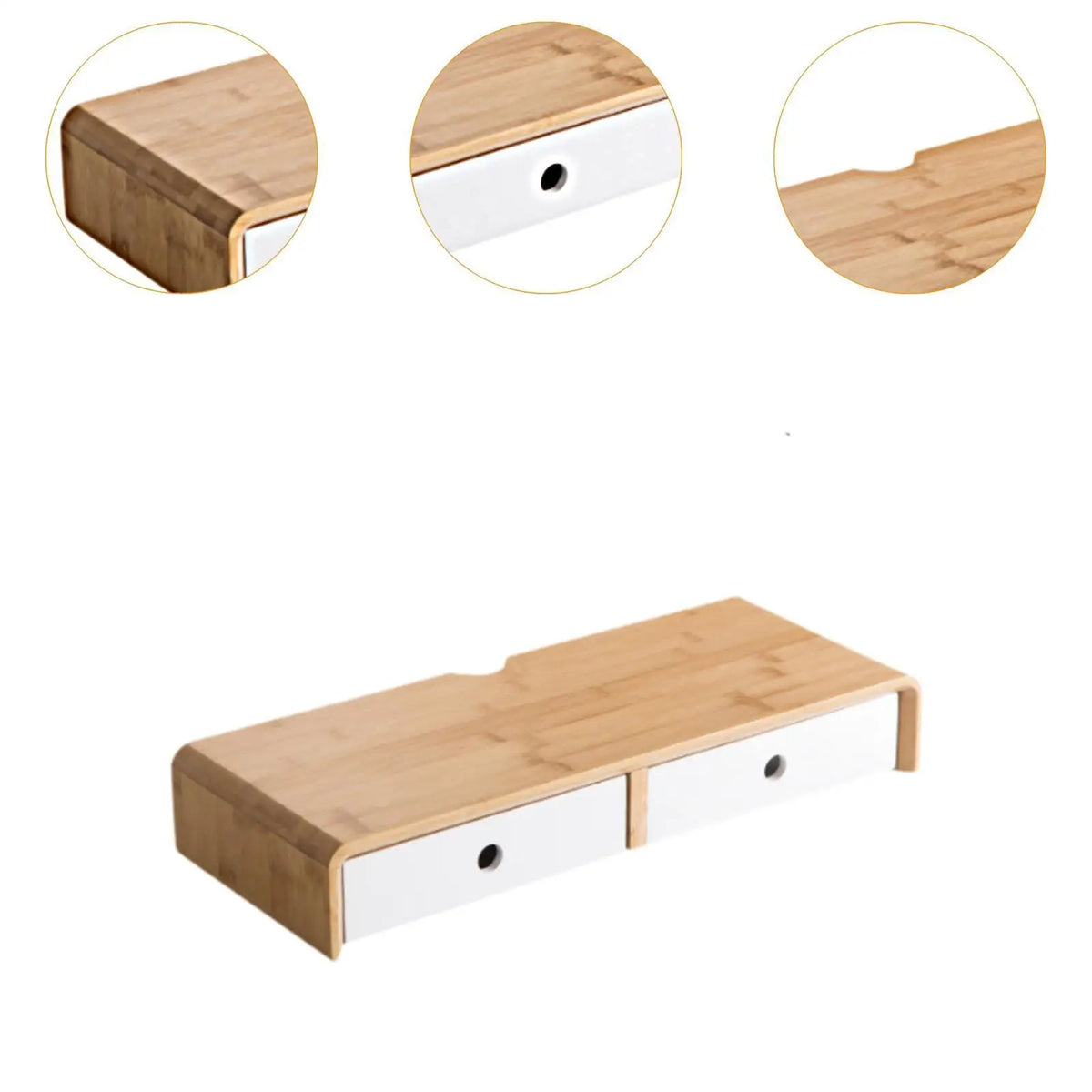 Staxio Grove Bamboo Monitor and Laptop Stand - view 5