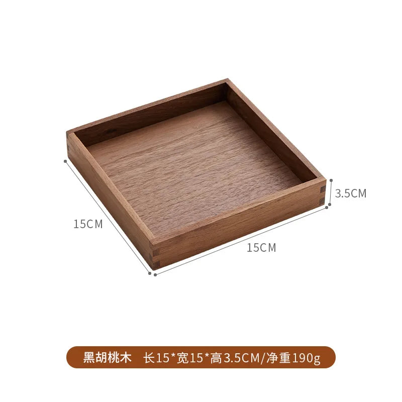 Staxio Timber Compartment Solid Wood Valet Box - view 6