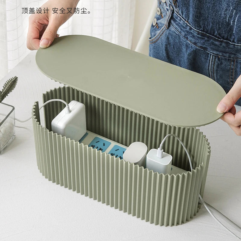 Staxio Vault Large-Capacity Cable Storage Box - view 5