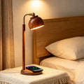 Staxio Lumen Walnut Wireless-Charging Desk Lamp - view 1