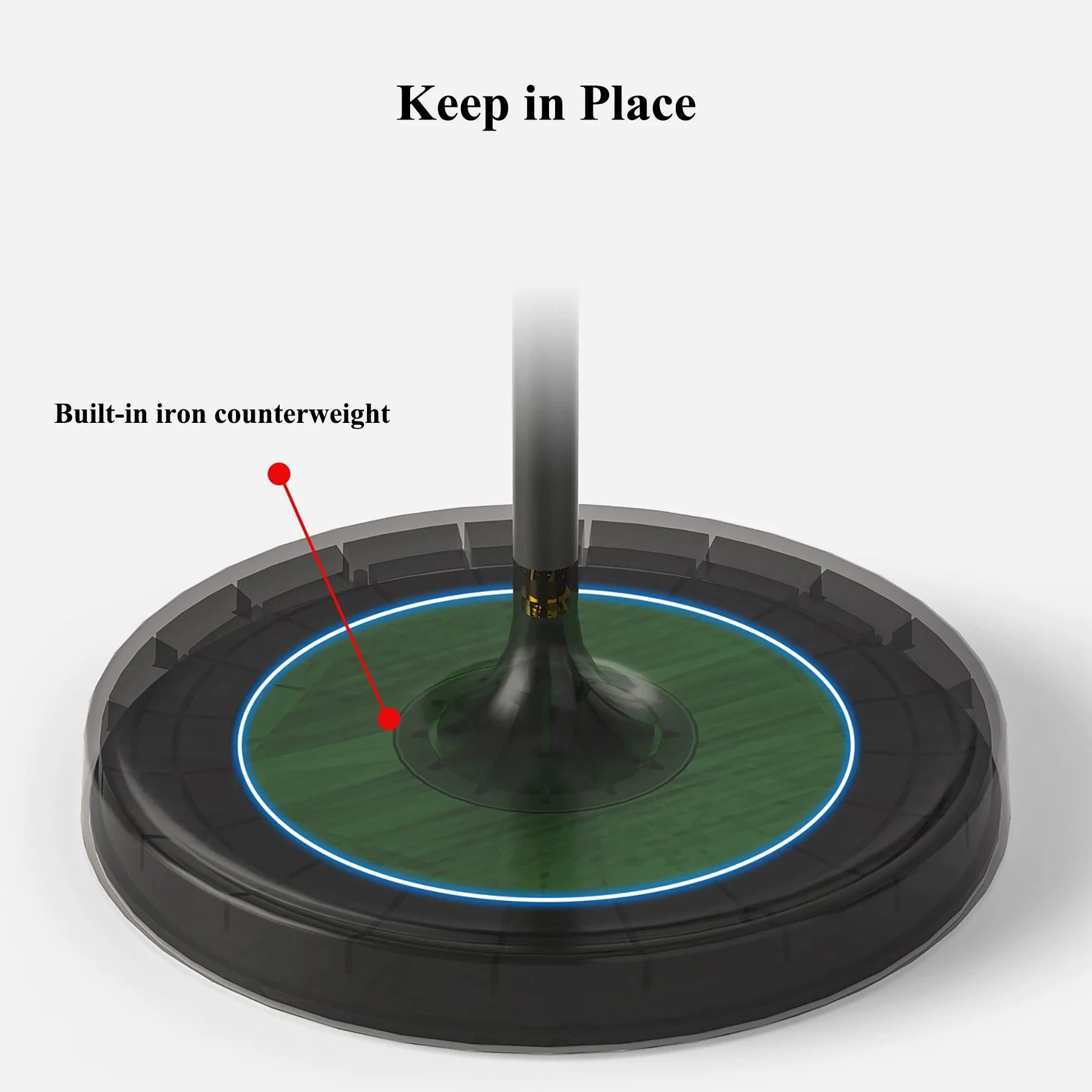 Staxio Anodex Weighted-Base Aluminum Headset Stand - view 5