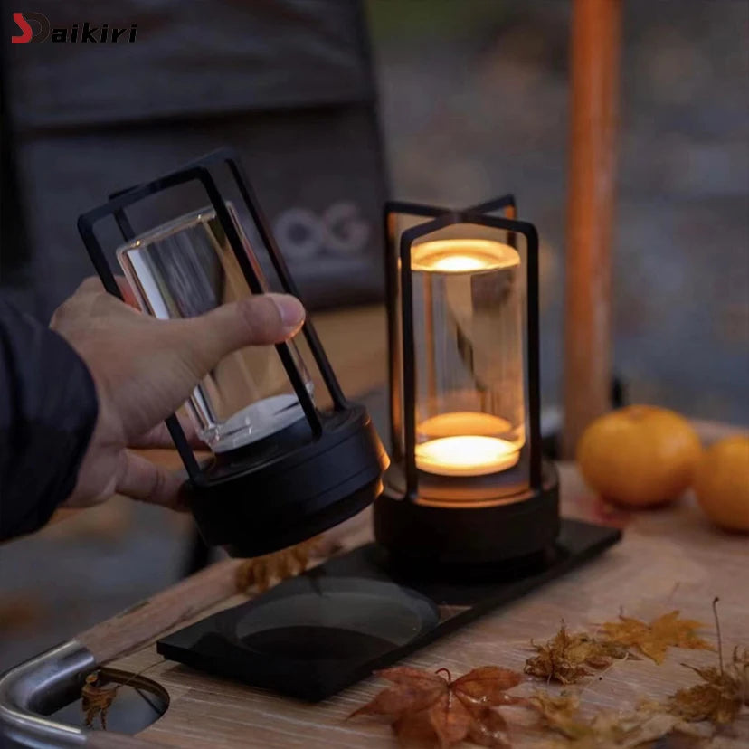 Staxio Lumen Rechargeable Crystal Touch Table Lamp - view 2