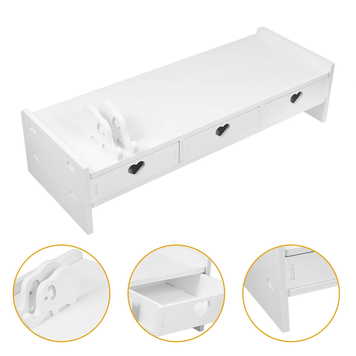 Staxio Keel Drawer-Equipped Monitor Riser - view 1