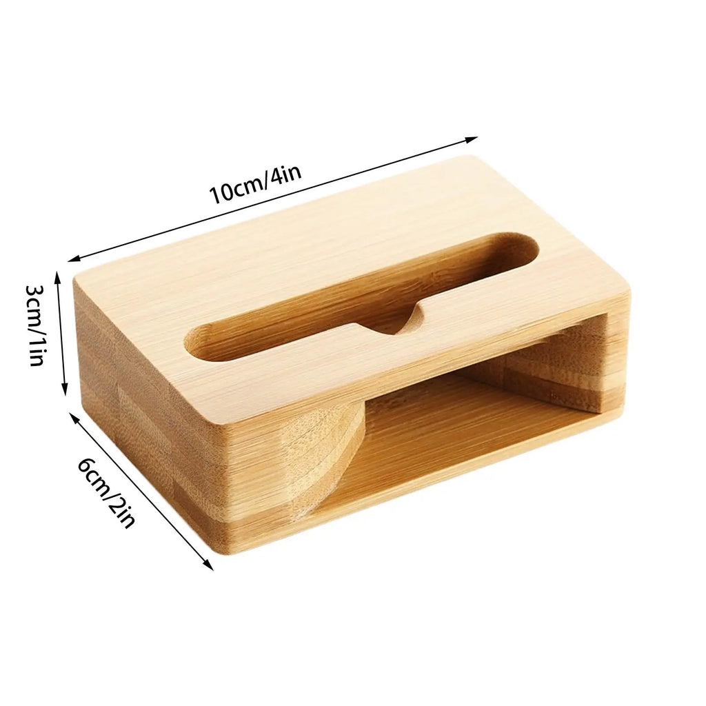 Staxio Alder Acoustic Wood Phone Amplifier Stand - view 4