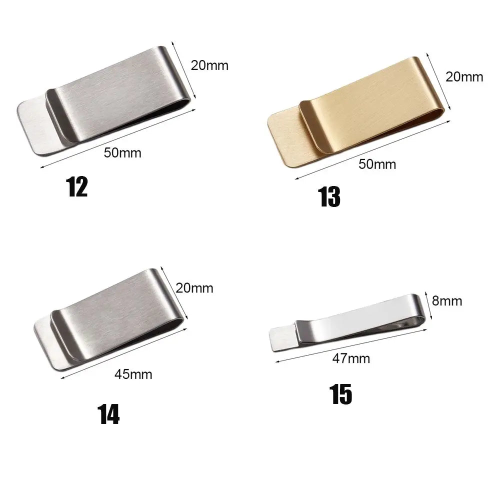 Staxio Foundry Brass and Steel Pen Clip - view 6