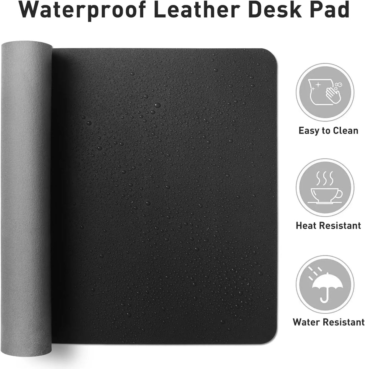 Staxio Verge Waterproof Wipe-Clean Desk Pad - view 3