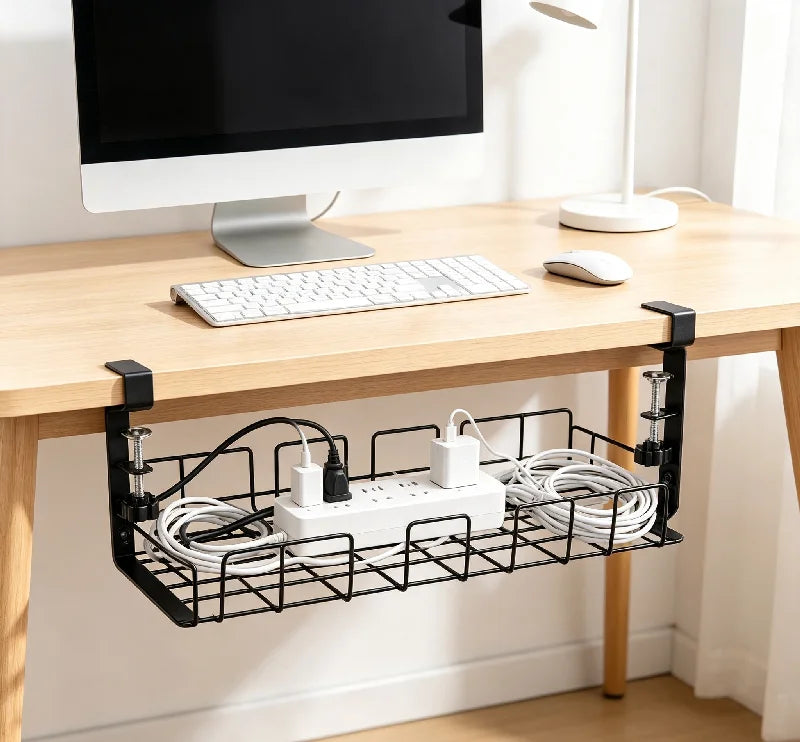 Staxio Conduit Clamp-On Under-Desk Cable Tray - view 5