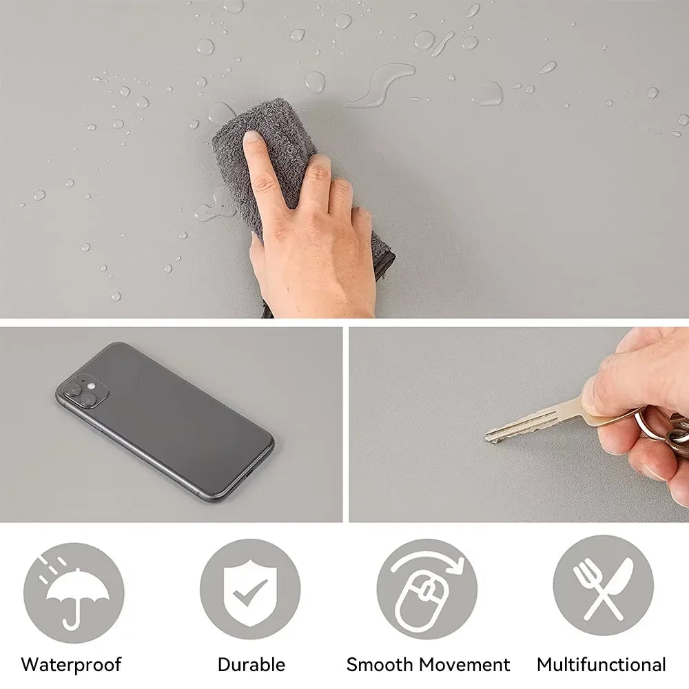 Staxio Cordoba Waterproof Vegan Leather Desk Mat - view 4