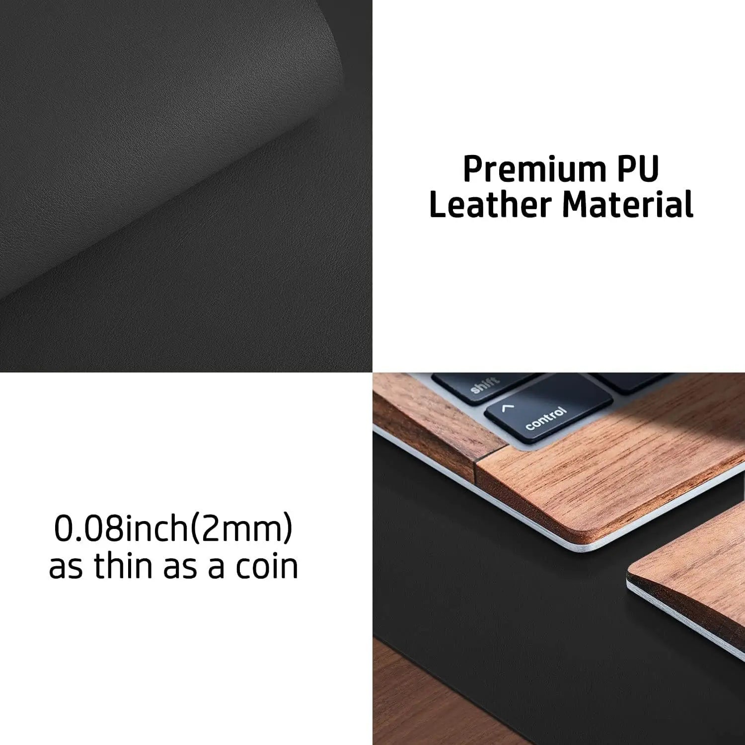 Staxio Verge Waterproof Wipe-Clean Desk Pad - view 4