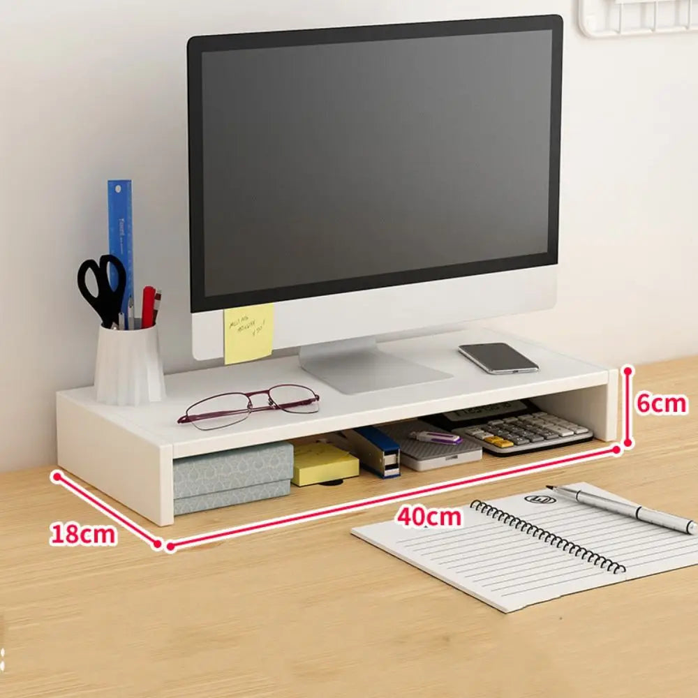 Staxio Timber Wood-Toned Stable-Base Laptop Riser - view 4